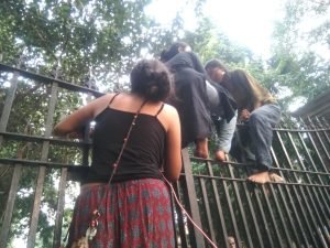 DU girls protest against curfew timings, demand hostels for all